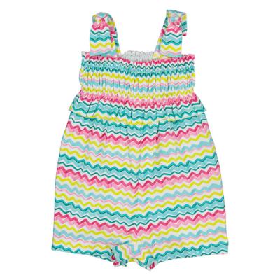 Picture of Mayoral Toddler Girls Zig Zag Playsuit - Pink