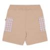 Picture of Mitch & Son Sandy Shores Teller Gingham Sweat Short Set - Sand