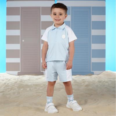 Picture of Mitch & Son Sandy Shores Trex Poly Polo Set - Sky Blue 