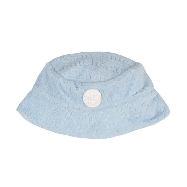 Picture of Mitch & Son Sandy Shores Sully Mitch Logo Terry Bucket Hat - Sky Blue