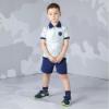 Picture of Mitch & Son JNR Warren Camo Polo - Light Grey