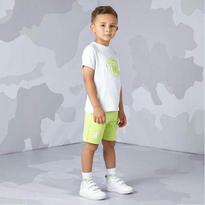 Picture of Mitch & Son JNR Wolf Sweat Shorts - Lime Sherbet