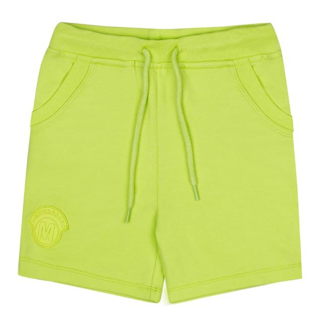 Picture of Mitch & Son JNR Wolf Sweat Shorts - Lime Sherbet