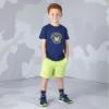 Picture of Mitch & Son JNR Wayne Rubber Logo T-shirt - Blue Navy