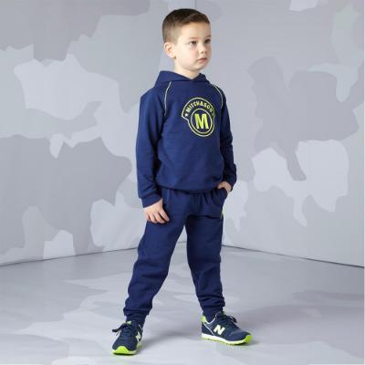 Picture of Mitch & Son JNR Watson Rubber Logo Tracksuit - Blue Navy