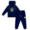 Picture of Mitch & Son JNR Watson Rubber Logo Tracksuit - Blue Navy