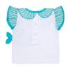 Picture of Little A Khloe Little Fish Jam Pant Set - Bright White