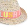 Picture of Billieblush Logo Straw Hat - Beige