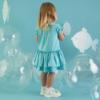 Picture of Little A Kim Little Fish Dress & Knickers Set - Aruba Blue