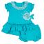 Picture of Little A Kim Little Fish Dress & Knickers Set - Aruba Blue