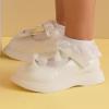 Picture of Little A Beau Double Bow T Bar Shoe  - Bright White