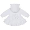 Picture of Little A Jillie Little Fish Summer Jacket With Frills - Bright White