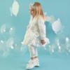 Picture of Little A Jillie Little Fish Summer Jacket With Frills - Bright White