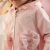 Picture of Little A Jillie Pastel Hearts Summer Jacket With Frills - Pink Fairy
