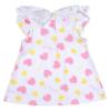 Picture of Little A Joanie Pastel Hearts Print Dress - Bright White