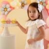 Picture of Little A Joanie Pastel Hearts Print Dress - Bright White