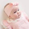Picture of Little A Juli Pastel Hearts Frill Romper - Pink Fairy