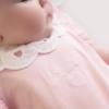 Picture of Little A Juli Pastel Hearts Frill Romper - Pink Fairy