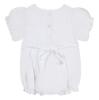 Picture of Little A Joly Pastel Hearts Broderie Anglais Romper - Bright White