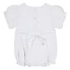 Picture of Little A Joly Pastel Hearts Broderie Anglais Romper - Bright White