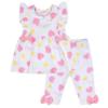 Picture of Little A Janice Pastel Hearts Heart Print Legging Set - Bright White