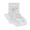 Picture of Little A Jo Pastel Hearts Broderie Anglais Ankle Socks - Bright White