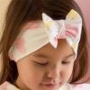 Picture of Little A Jeanie Pastel Hearts Print Headband - Bright White