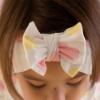 Picture of Little A Jeanie Pastel Hearts Print Headband - Bright White