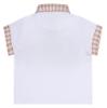 Picture of Mitch & Son Mini Samuel Gingham Trim Polo Set - Bright White 