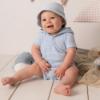 Picture of Mitch & Son Mini Santiago Terry Romper - Sky Blue