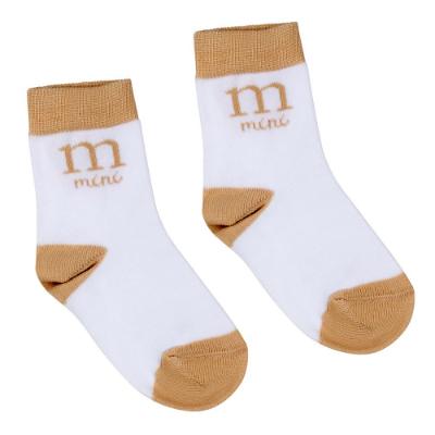 Picture of Mitch & Son Mini Sterling Sock Pack x 2 - Bright White