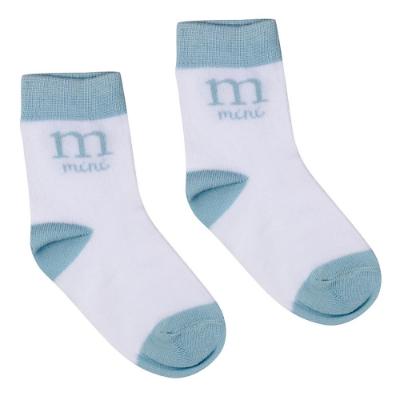 Picture of Mitch & Son Mini Sterling Sock Pack x 2 - Bright White