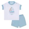 Picture of Mitch & Son Mini Sutton Boat shorts Set - Bright White