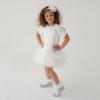 Picture of Daga Girls Ceremony Tulle Hem Dress - Ivory