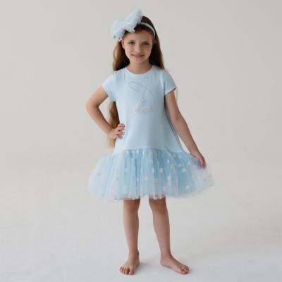 Picture of  Daga Girls Tulle Madness Tulle & Jersey Dress - Blue