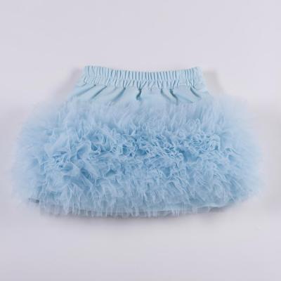 Picture of Daga Girls Tulle Madness Top & Tulle Ruffle Skirt Set - Blue
