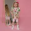 Picture of   Daga Girls Juicy Raspberry Dream Tunic & Shorts Set - Pink 