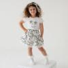 Picture of Daga Girls Lily Of The Valley Skirt Set - White