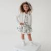 Picture of Daga Girls Lily Of The Valley Jersey Jacket - White 