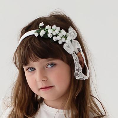 Picture of Daga Girls Lily Of The Valley Headband - White