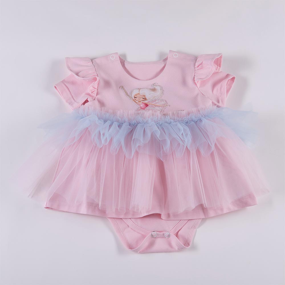 Daga Baby Girls Swan Lake Tutu Body Dress Pink Blue
