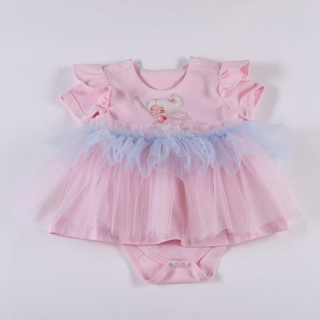Picture of Daga Baby Girls Swan Lake Tutu Body Dress - Pink Blue