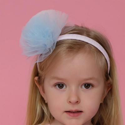 Picture of Daga Girls Swan Lake Tulle Puff Headband - Pink Blue