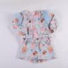 Picture of Daga Girls Swan Lake Print Jacket - Blue Pink 