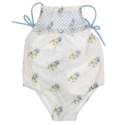 Picture of Meia Pata Baby Girls Mezcala Flowers Swimsuit  - Blue