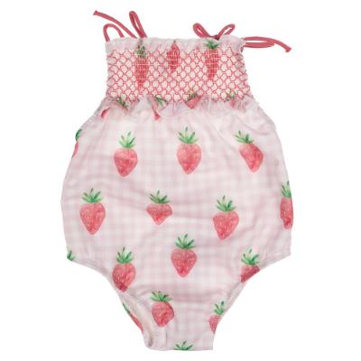 Picture of Meia Pata Baby Girls Mezcala Strawberry Swimsuit - Pink