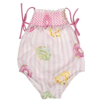 Picture of Meia Pata Baby Girls Mezcala Donuts Swimsuit - White Pink