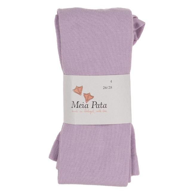 Picture of Meia Pata Plain Cotton Tights - Lilac