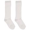 Picture of Meia Pata Girls Knee High Fish Knit Socks - White
