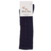 Picture of Meia Pata Girls Knee High Fish Knit Socks - Navy Blue